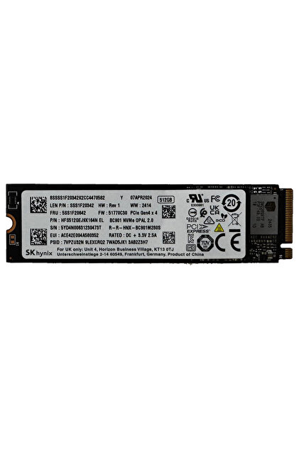 青*空様 【健康度99%】Samsung 512GB NVMe M.2 SSD Samsung 512GB M.2 Pcıe Nvme 3500/2500MB/S KUTUSUZ ORİJİNAL