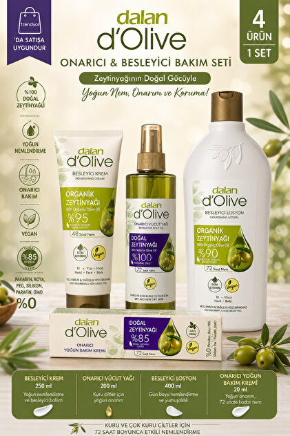 Dalan d'Olive Onarıcı ve Besleyici Bakım Seti - Fiyatı, Yorumları