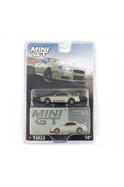 mini gt 1/64 Nissan Skyline GT-R (R34) V-Spec II Nür Millenium