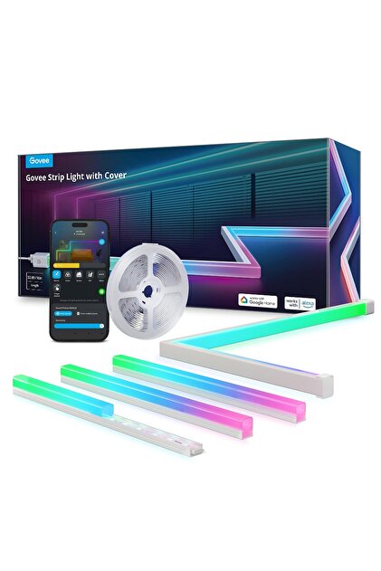 Govee RGBIC profilli LED şerit, Alexa ve Google Assistant ile