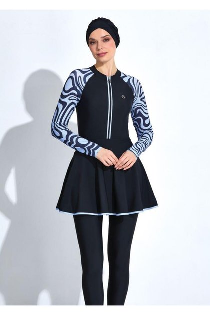 Women's Long Sleeve Multi-Purpose Full Coverage Hijab Swimsuit C1T4N46