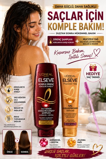 L'Oreal Paris L'oreal Expert Yoğun Onarıcı Bakım Seti,absolut
