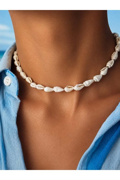 Real Sea Shell Women's Summer Beach Necklace