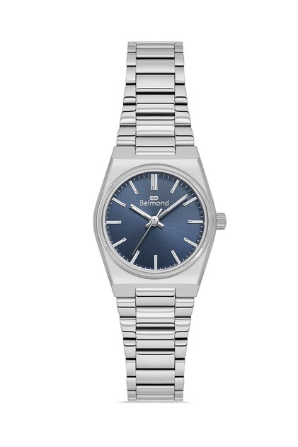 Srl1170.390 Navy Blue & Silver Steel Cord Women Wrist Watch