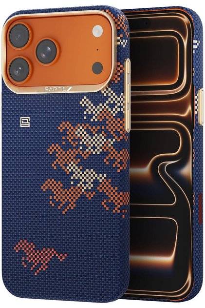 Aramid Skin for iPhone 17 Pro MAX Case [MagSafe] Ultra Slim 1500D Aramid Fiber cover - Chivalry Vanguard