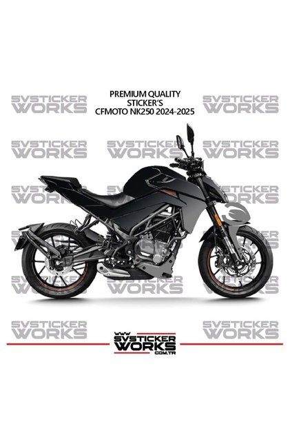Cfmoto Nk250 Gen 2 Fairing Sticker Double Color Engine Fairing Model Ready Kit High Quality