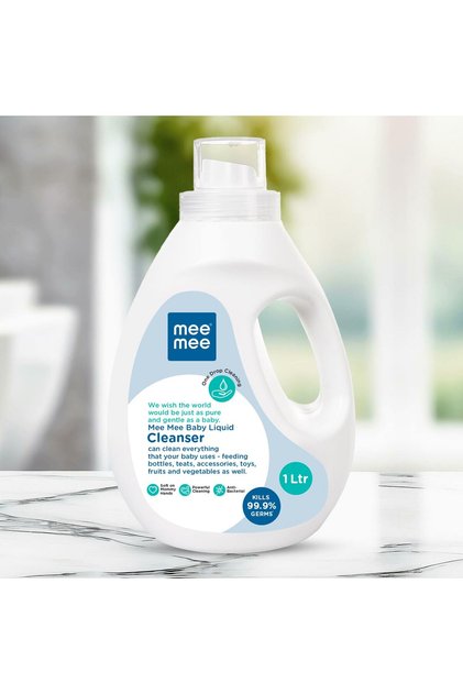 Liquid Cleanser 1000ML Anti-Bacterial Kills 99.9% Germs for Bottles, Nipples, Accessories