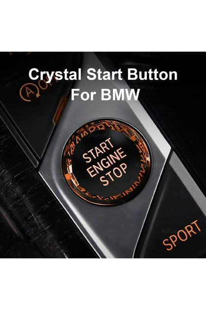 BMW CRYSTAL GLASS START STOP BUTPN COVER E60 E90 E87 X3 X5