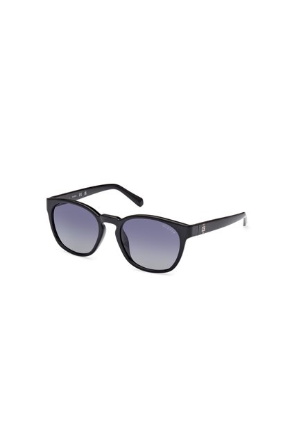 Shiny Black Polarized Injected Male Sunglasses