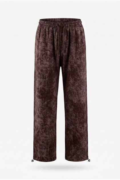 Unisex Yıkama Desenli Ayarlanabilir Paça Baggy Premium Eşofman Altı OZSA-5097