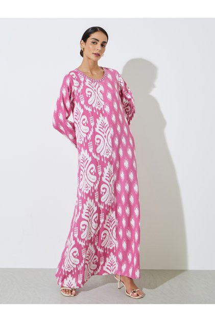 Women Floral Print Jalabiya