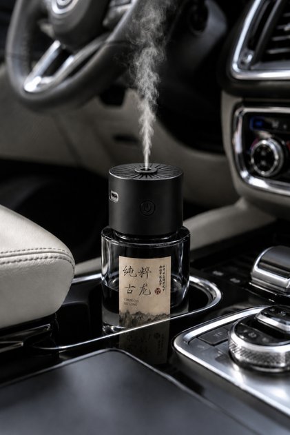 معطر سيارة ذكي أوتوماتيكي قابل للشحن بتقنية الرذاذ البارد مع مستشعر حركة