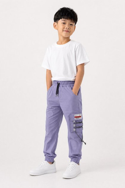 Boys' Outdoor Jogger Pants with Cargo Pockets