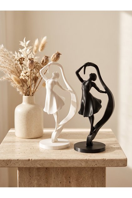 Şık Dansçı Biblosu / 16 cm / Minimalist Dekoratif Ev Aksesuarı