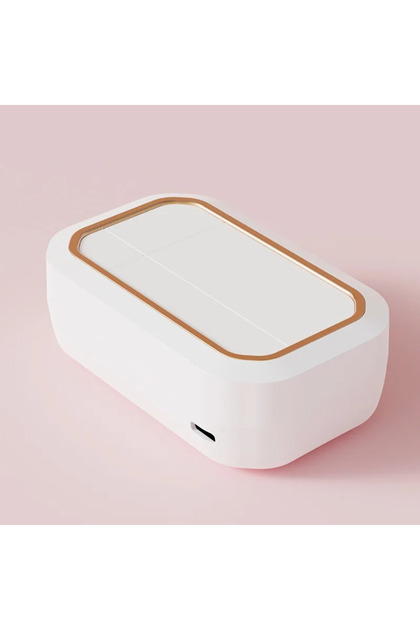 White Hot Sale Contact Lens Cleaner One-click on Automatic High-frequency Vibration Ultrasonic Conta