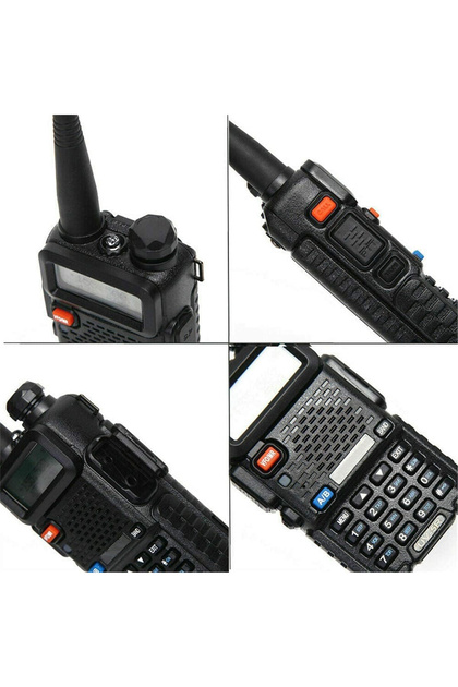 ασύρματος πομποδέκτης UV-5R, VHF/UHF, 5W, μαύρος