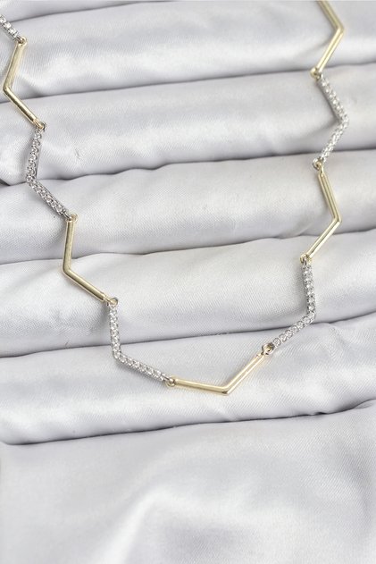 Vip Series Zigzag Model Women's Necklace
