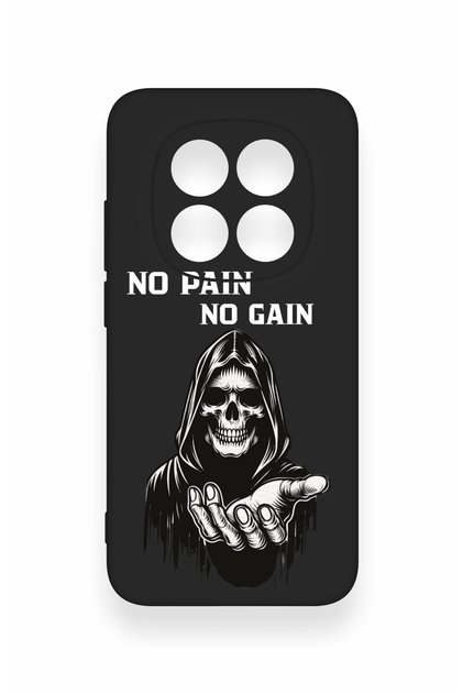 Redmi Note 15 Pro 5g Compatible No Pain No Gain Patterned Silicone Case