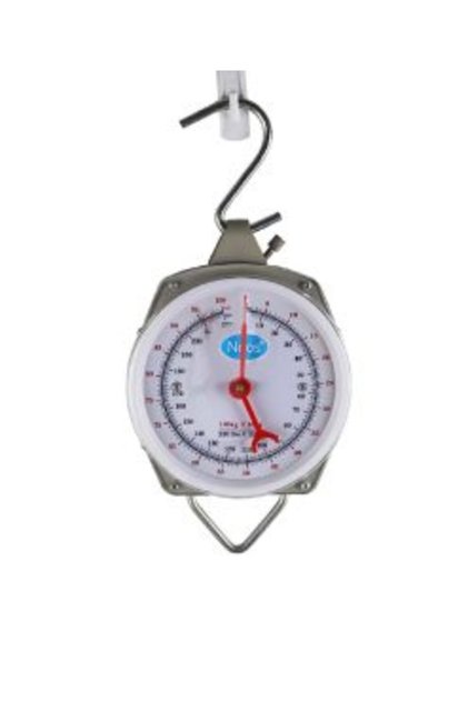 Αναλογική Ζυγαριά Κουζίνας Κρεμαστή με Χωρητικότητα 100 κιλών και Ακρίβεια 100 γραμμαρίων, Γκρι