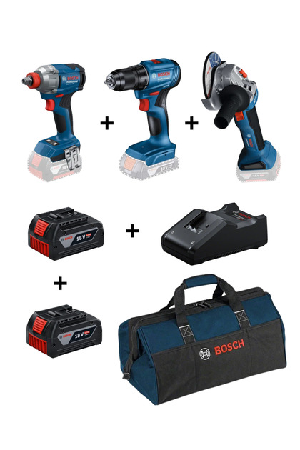 Bosch Pro-Combo 3'lü Elektrikli El Aletleri Seti ( GDX 18V-285 +