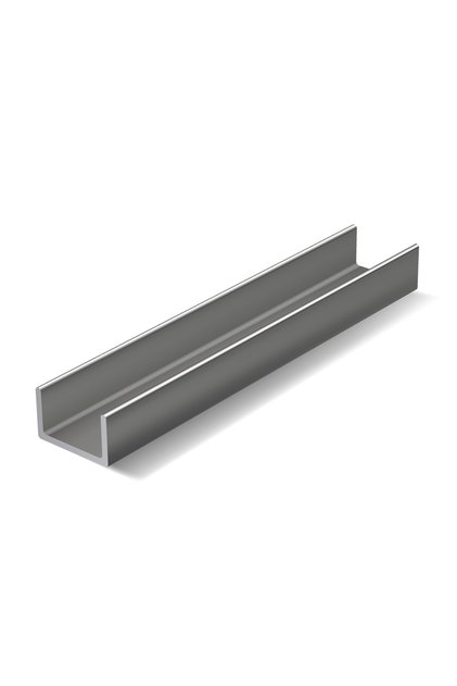 Alüminyum U Profil 20x10mm Et Kalınlığı 1,5mm 30 cm Boy