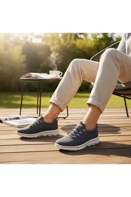 251952 Slip-One 36/40 Lace-Up Look Laceless Sneaker Sports Shoes