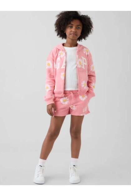 Gap Girls' Patterned Shorts Rose - Pink - Red