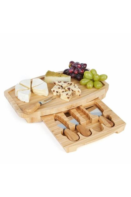 Platou de brânzeturi Starke Pro cu 4 accesorii 32x19x4.5 cm