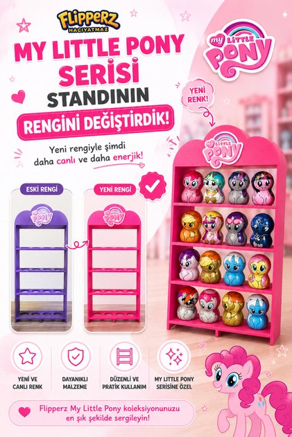 SG Studio Yeni Renk My Little Pony Temalı Flipperz Hacıyatmaz