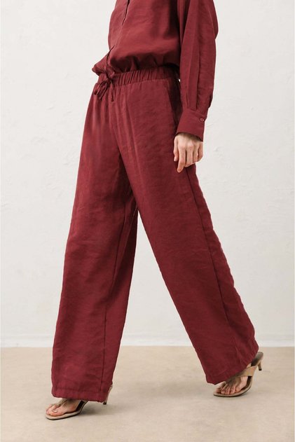 Tile Modal Blended Women's Trousers