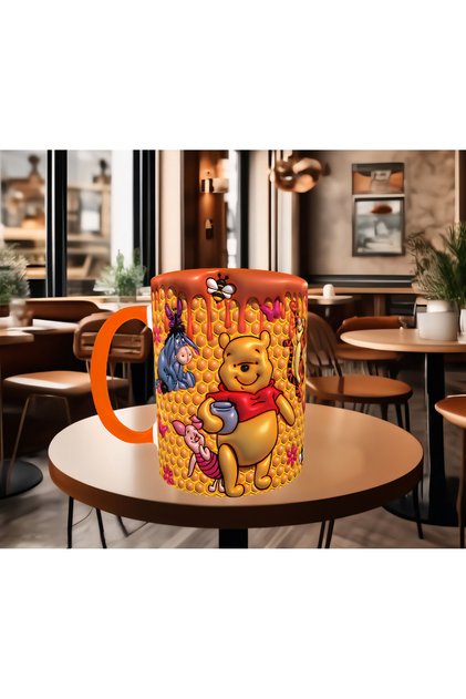 Winnie the pooh özel baskı premium kupa