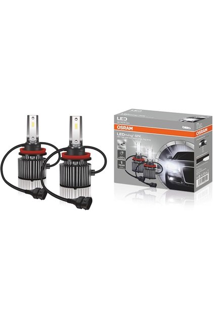 مصابيح OSRAM LEDriving SPK، ≜ H8/H11/H16، مصابيح LED للطرق الوعرة ذات شعاع عالي/منخفض، سطوع أعلى بنسبة 120%، 6000K، 64