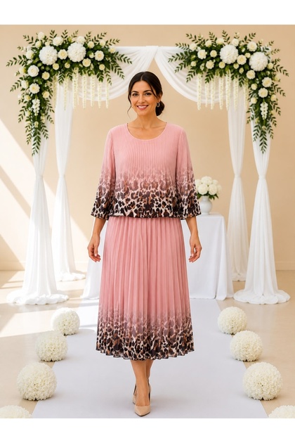 Rochie midi cu aspect plisat cod ES11831