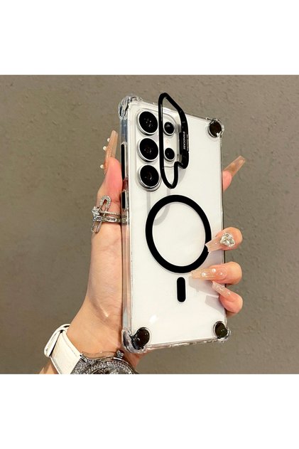 Galaxy S23 Ultra black Transparent Case for S26 Ultra S25 S24 S23 Plus A56 A36 A06 A26 A16 A17 for