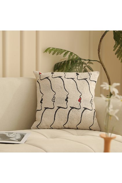 Decorative Cushion, Polyester Jacquard, 45 x 45 cm, Design TH-SM3671