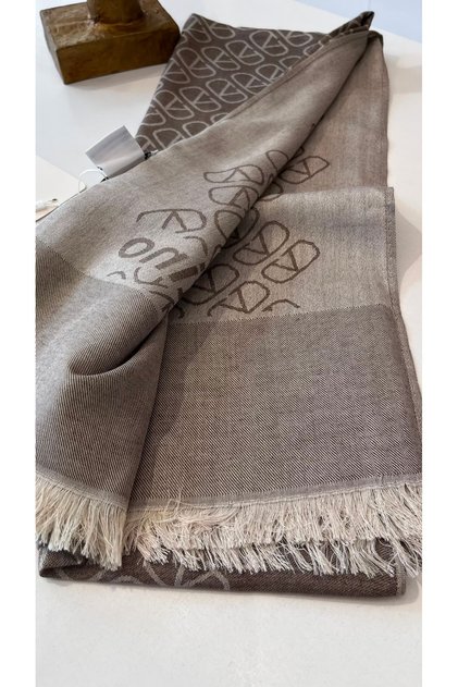 Wool Cotton Imported Shawl