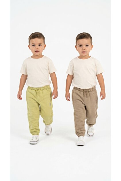 Boys' Jogger Pants with Elastic Waist and Cuffs, Pockets, Comfortable Fit Sweatpants