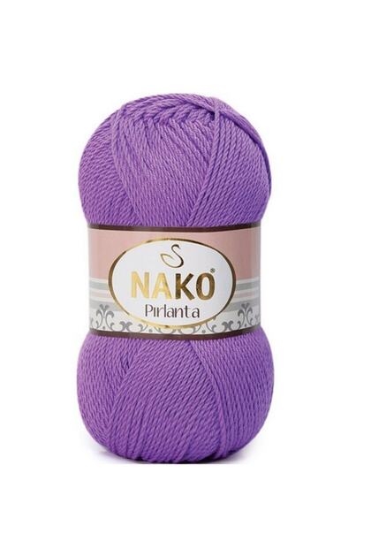 Pırlanta Amigurumi El Örgü Ipi Yünü Açık Mor 1768