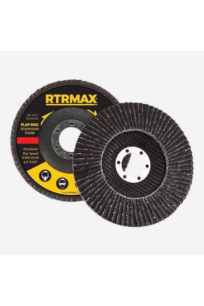 Rtrmax Alüminyum Oksit Flap Disk 115mm 40 - Fiyatı, Yorumları