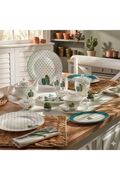 PierreCardin Cactus 41 Parça Kahvaltı Takımı
