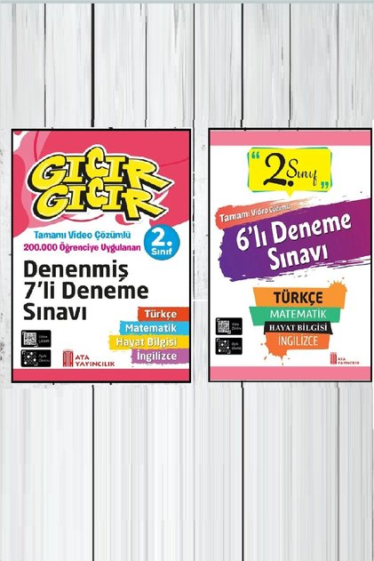 2.Sınıf Deneme Sınavı Seti (Gıcır Gıcır 7 li Denenmiş Deneme+6 lı Deneme+ 6 lı Paket Deneme)
