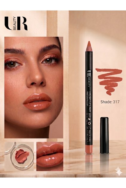 يو أر بيوتي - قلم تحديد الشفاه - مقاوم للماء -317 بني محمر فاتح - Light Reddish Brown
