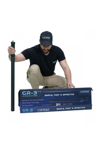 GR-3 Plus Yeraltı Görüntüleme Cihazı 3D Zemin Tarama Dual Sensör 7 Metre Derinlik