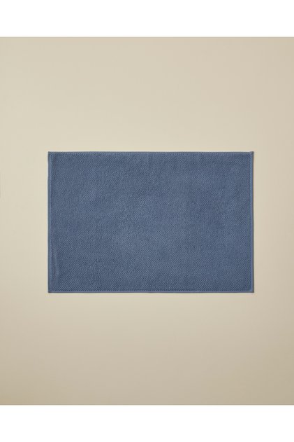 Sandy Stripe Cotton Foot Towel 50X70 cm Navy Blue