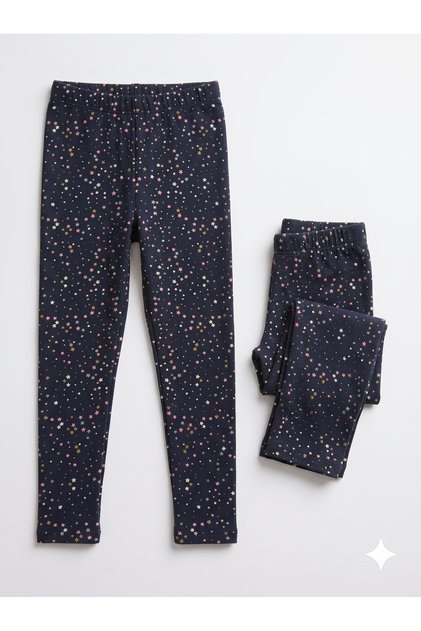 Colanți pentru fete cu model stele mici, țesătură elastică, 100% bumbac, colanți casual din bumbac, Lycra, 2-13 ani