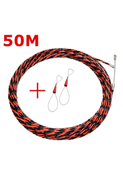 50M Electrical Wire Threader 5/10/15/20/25/30/50M Electrician Threading Device Wire Cable Running Pu