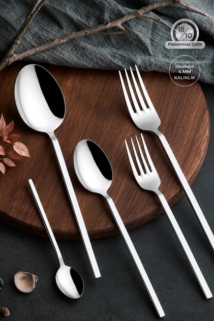 Liva 60 Piece 18/10 Steel Cutlery Set