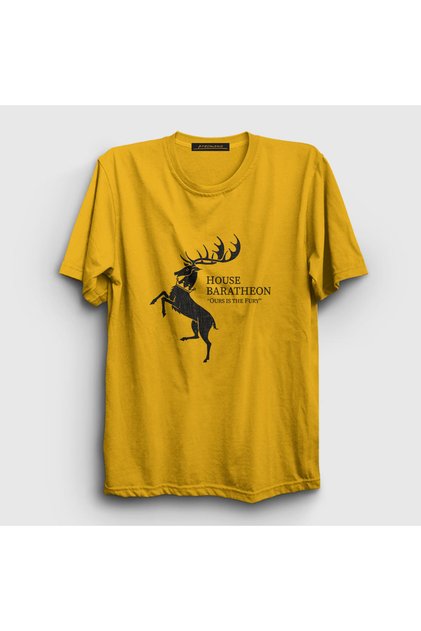 Unisex Yellow Baratheon Game Of Thrones T-shirt191373tt