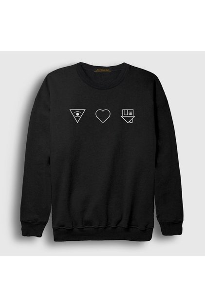 Unisex Black Logo V2 The Neighborhood Sweatshirt 176151tt