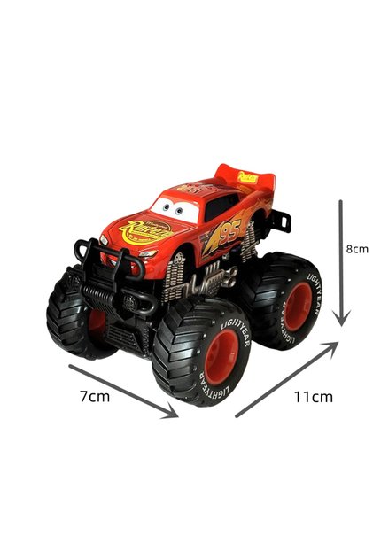 Cars 2 Pixar Cars Mater Lightning McQueen Jackson Storm Big Wheel Offroad Vehicle Pullback Force Car